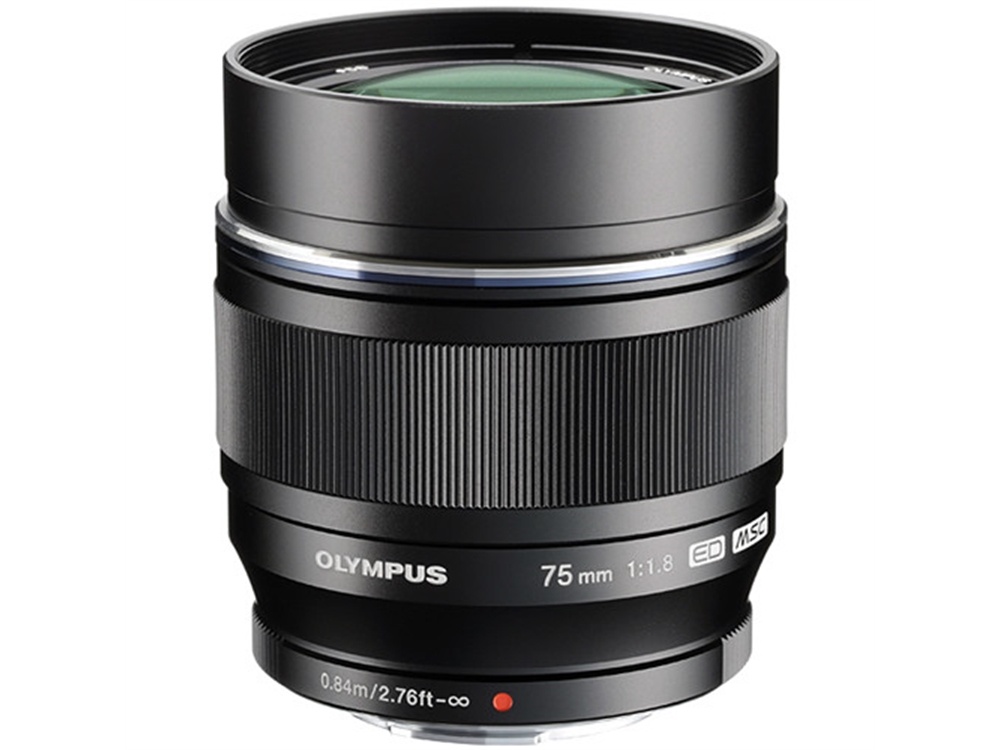Olympus M.Zuiko 75mm f/1.8 Lens (Black)