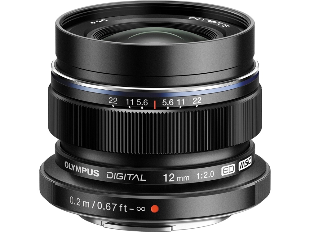 Olympus M. Zuiko 12mm f2.0 Wide Lens (Black)