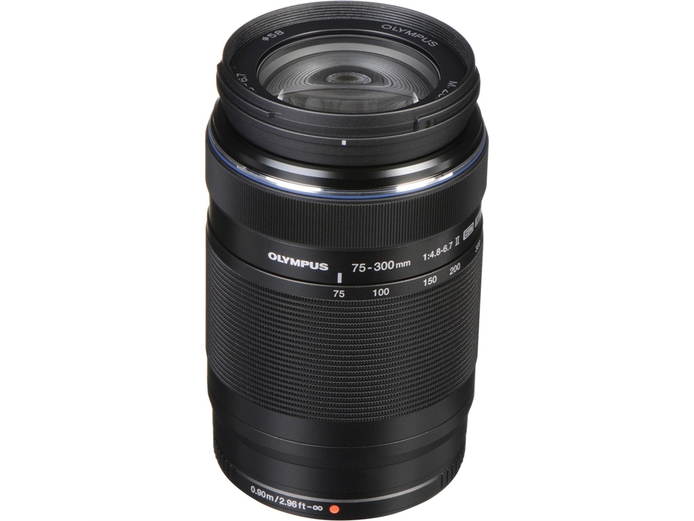 Olympus M.Zuiko 75-300mm f/4.8-6.7 II Lens (Black)