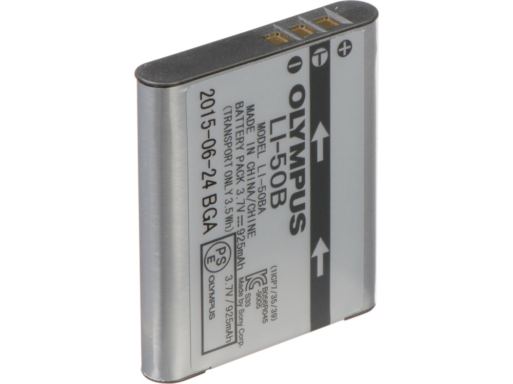Olympus LI-50B Lithium-ion Rechargeable Battery (925mAh)