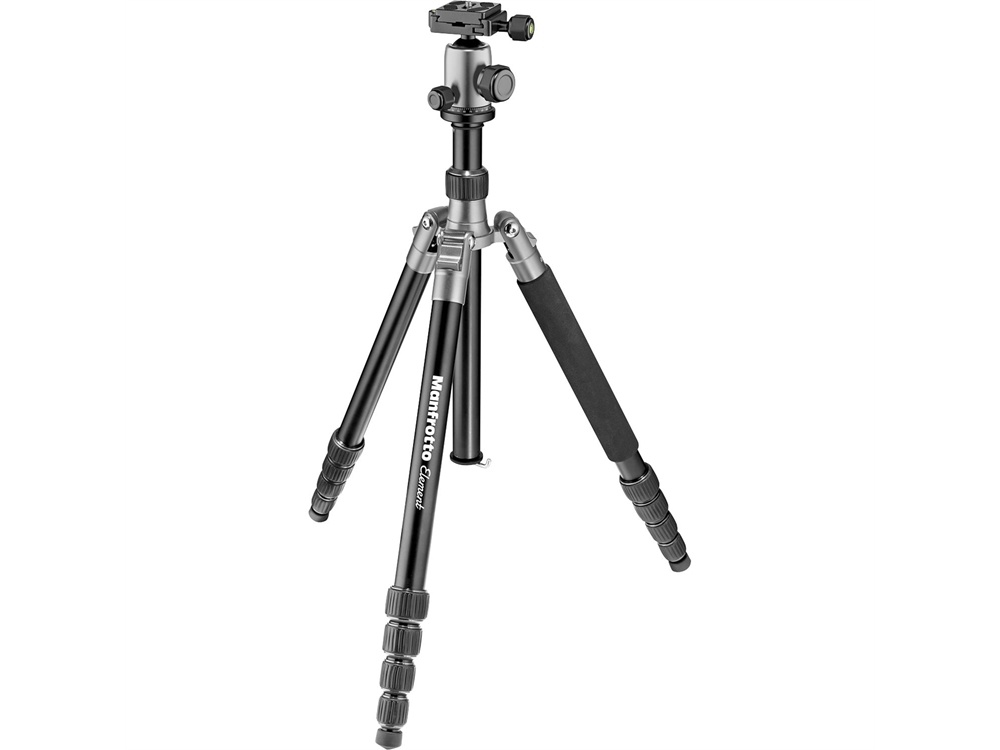 Manfrotto MKELEB5GY-BH Big Element Traveler Tripod with Ball Head (Grey)