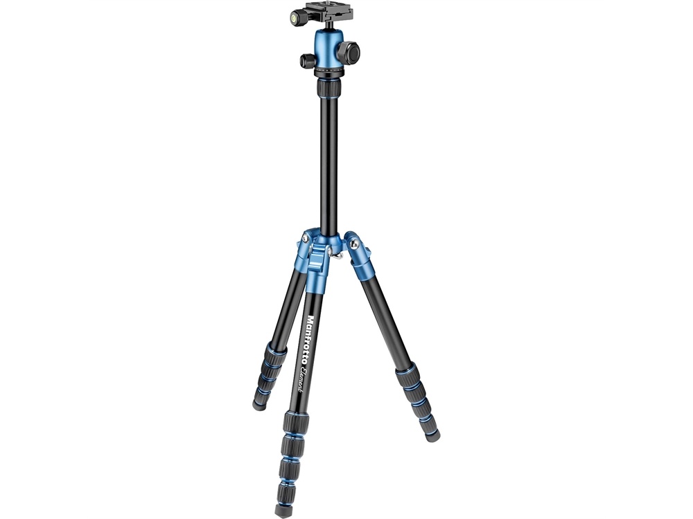 Manfrotto MKELES5BL-BH Small Element Traveler Tripod with Ball Head (Blue)