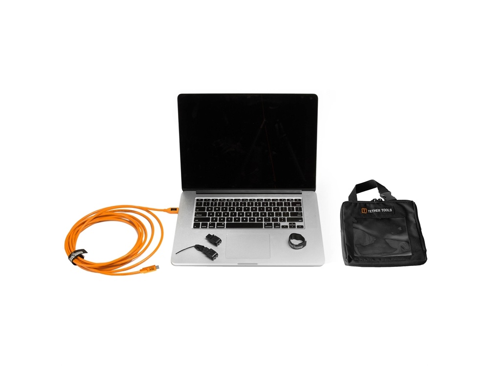 Tether Tools Starter Tethering Kit with USB-C to USB-C, 4.6m (Orange)