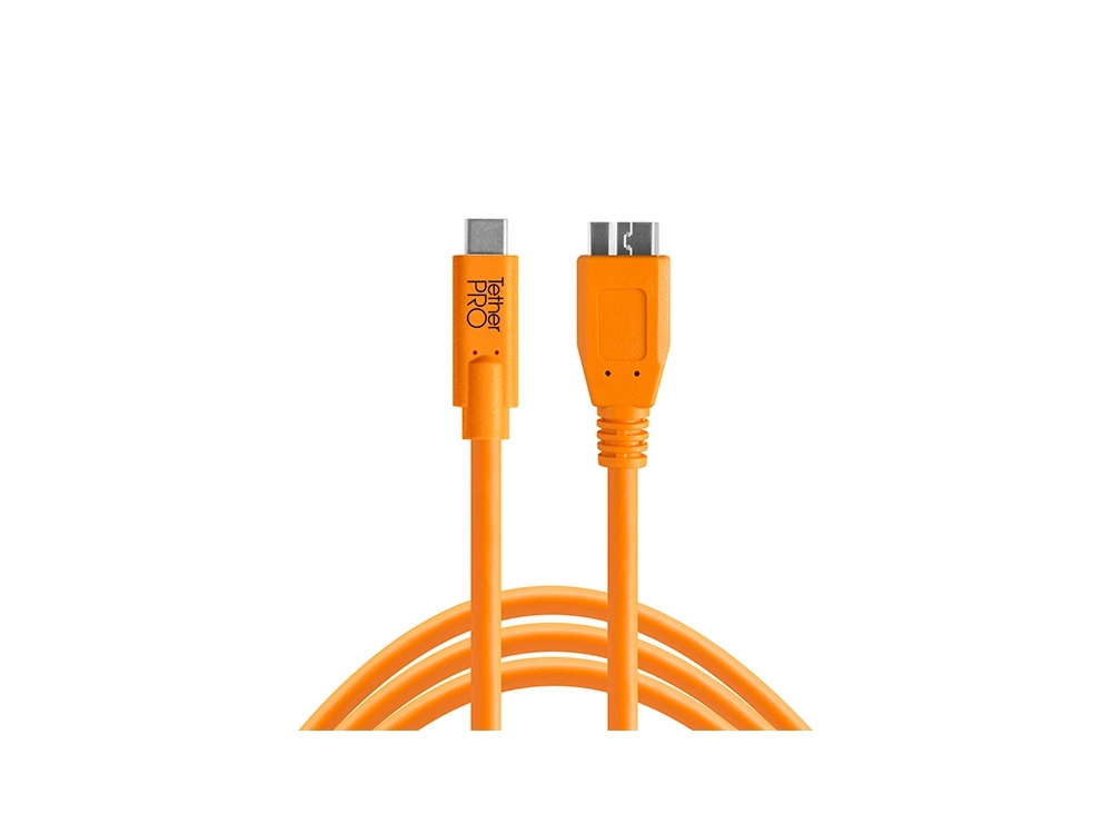 Tether Tools Starter Tethering Kit with USB-C to Micro-B, 4.6m (Orange)