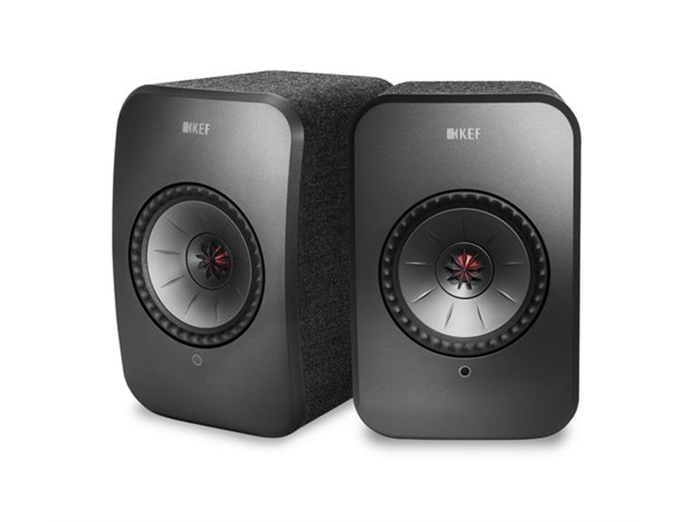 KEF LSX Wireless Mini Monitor Speakers (Black)