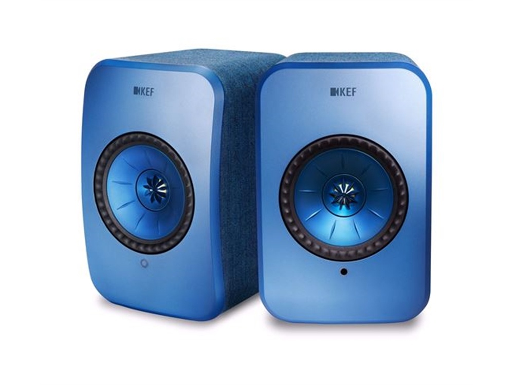KEF LSX Wireless Mini Monitor Speakers (Blue)