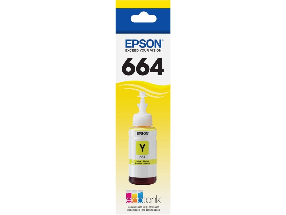 Epson T664 Yellow Ink Bottle 70 ml