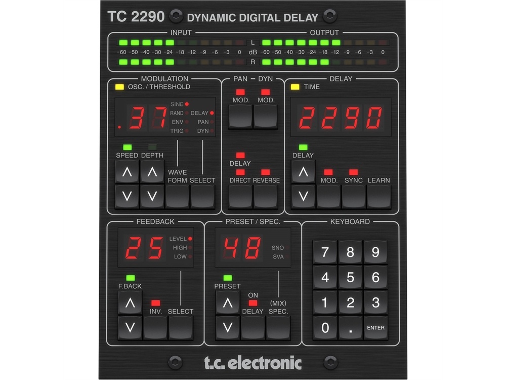 TC Electronic TC2290-DT Dynamic Delay Plug-In with Dedicated Desktop Interface and Signature Presets