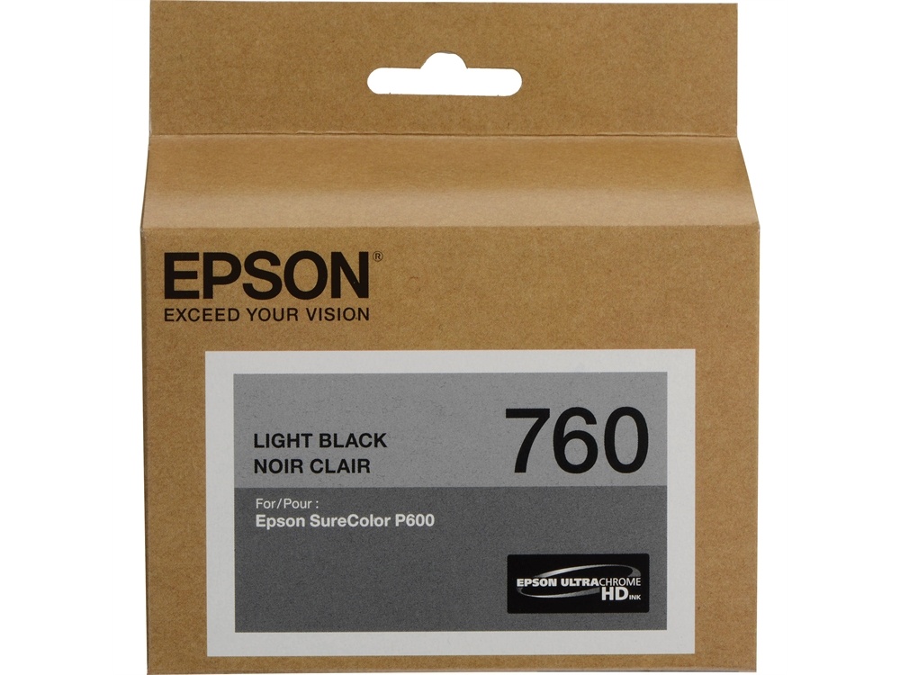 Epson T760 UltraChrome HD Light Black Ink Cartridge