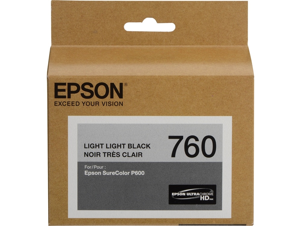 Epson T760 UltraChrome HD Light Light Black Ink Cartridge
