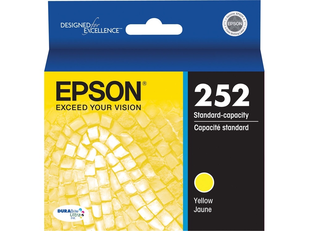 Epson T252 DURABrite Ultra Standard-Capacity Yellow Ink Cartridge