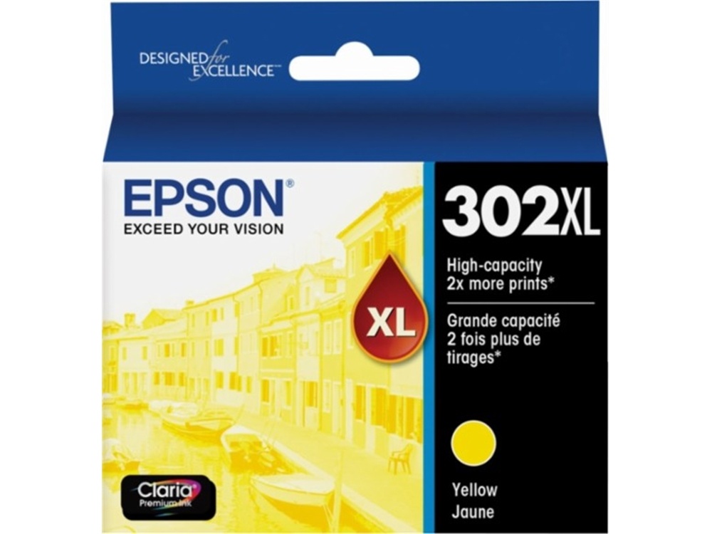 Epson 302XL High-Capacity Yellow Ink Cartridge