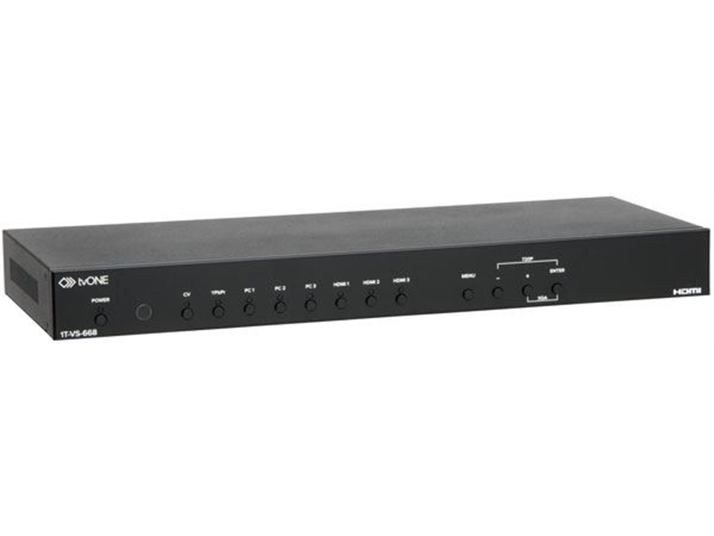 TV One 1T-VS-668 Universal Switcher - Scaler with HDMI, Audio Embedding/De-embedding