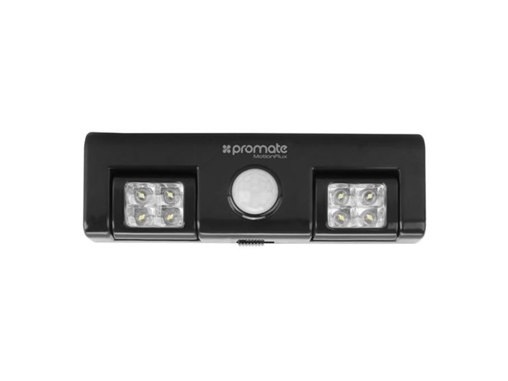Promate MotionFlux Indoor Motion-Activated LED Light (Black)