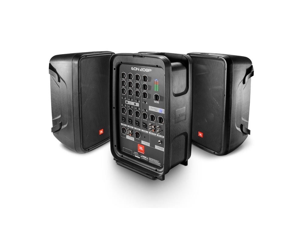 JBL EON208P 8" Packaged PA System with 8-channel Integrated Mixer