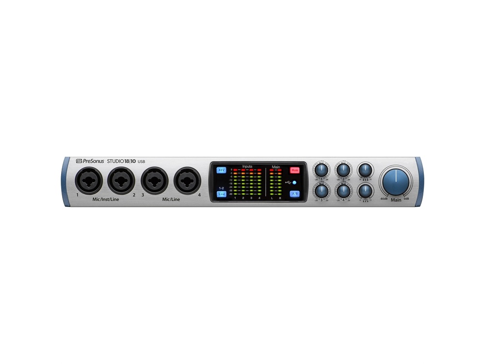 PreSonus Studio 1810 - 18x8 USB 2.0 Audio Interface