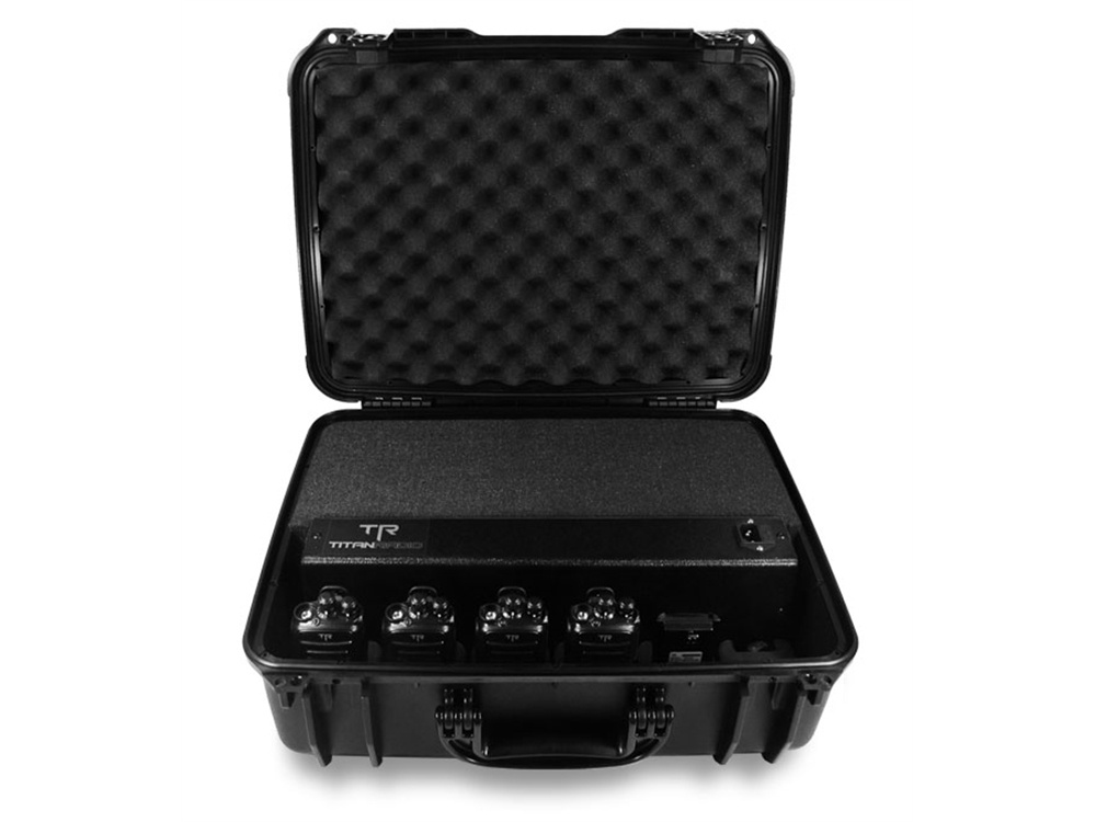 Titan Radio TR2X6PEL 6 Unit Rapid Rate Charger in Heavy Duty ABS Case