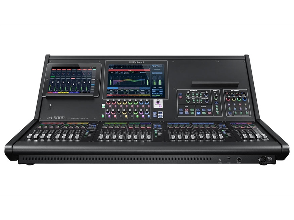 Roland M5000 Digital Mixing System with 2 x S4000S-3208 Digital Snake Heads