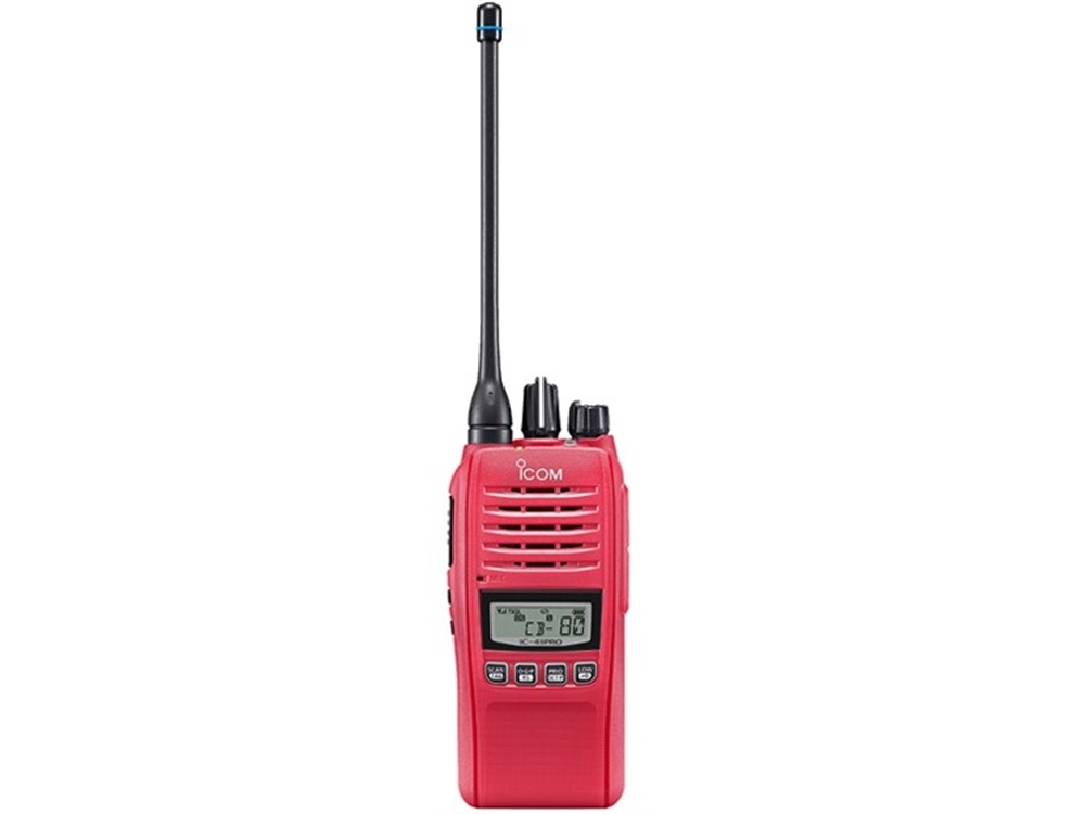 Icom IC-41PRO UHF CB Handheld Radio (Red)