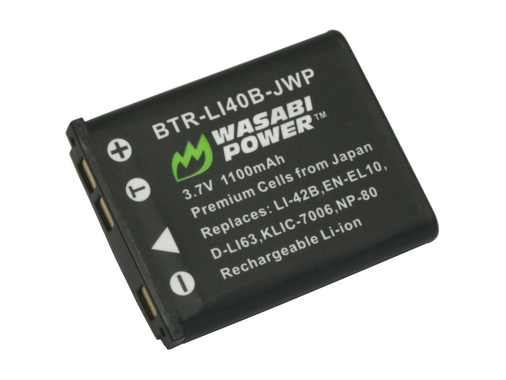 Wasabi Power Battery for Olympus LI-40B, LI-42B