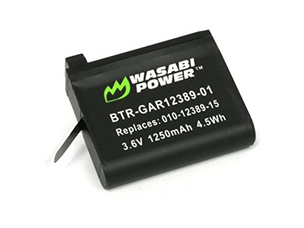 Wasabi Power Battery For Garmin VIRB Ultra 30 and Garmin 010-01529-03, 010-12389-15