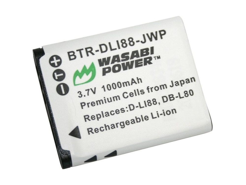 Wasabi Power Battery for Pentax D-LI88 and Pentax Optio Cameras