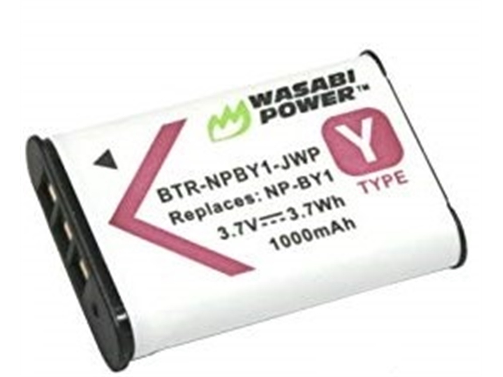 Wasabi Power Battery for Sony NP-BY1 and Sony HDR-AZ1 Action Camera Mini