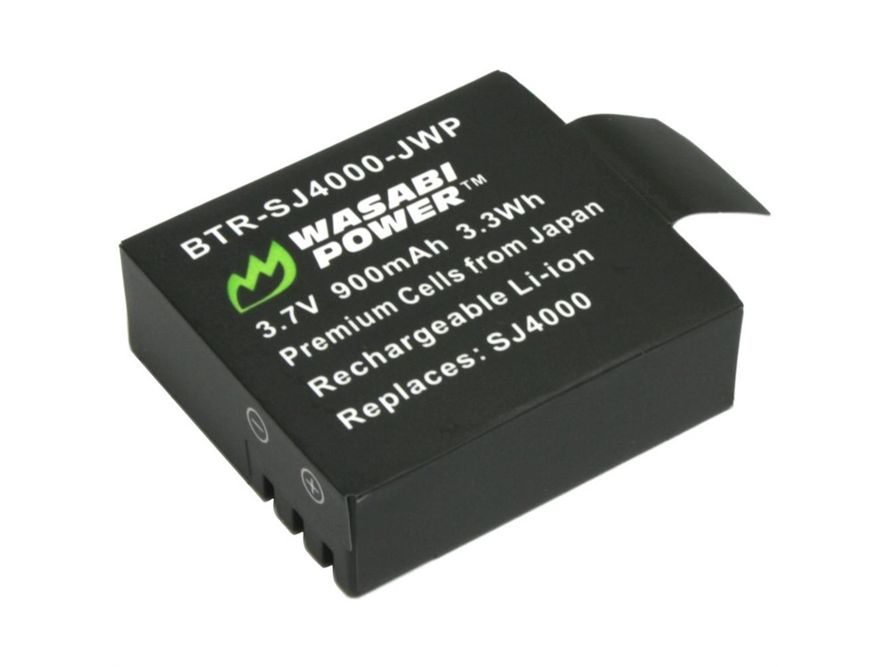 Wasabi Power Battery for SJ4000, SJ5000, SJ6000 Action Cameras