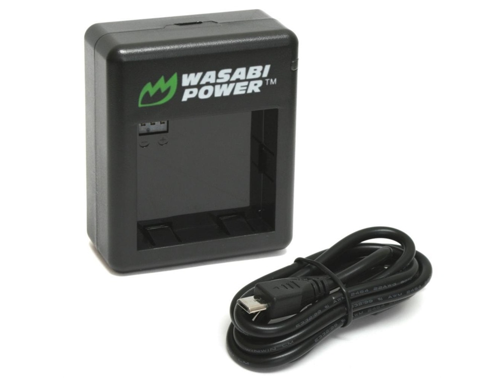 Wasabi Power Dual USB Charger for Xiaomi YI Sport Action Camera