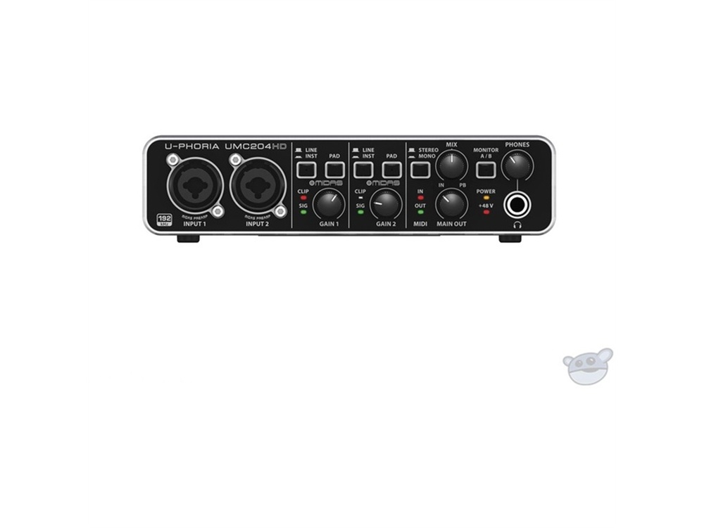 Behringer U-PHORIA UMC204HD - USB 2.0 Audio Interface - Open Box Special