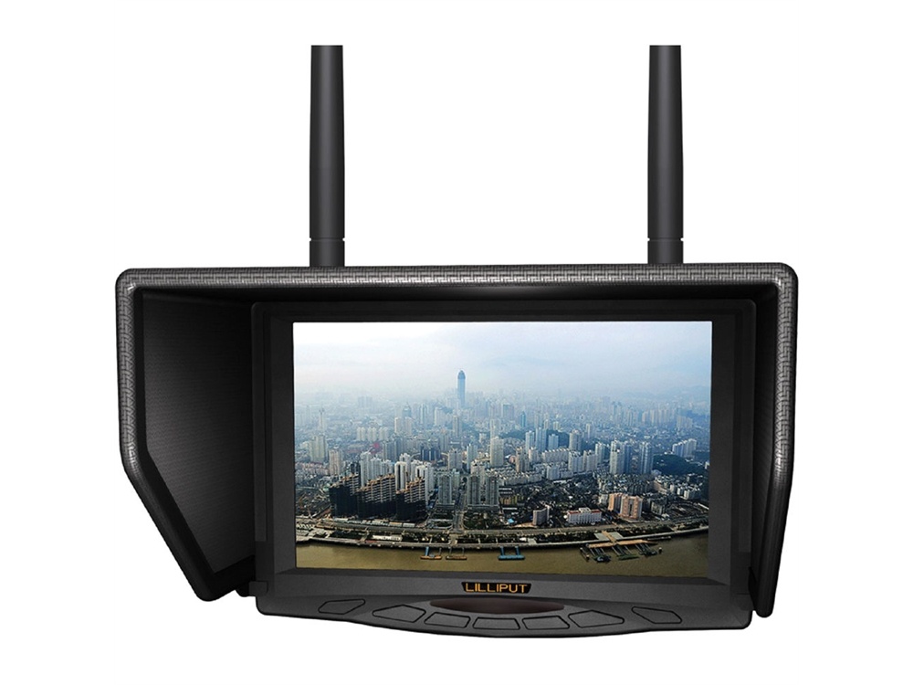 Lilliput 329/DW 7" Wireless FPV Monitor with Dual 5.8 GHz Receivers