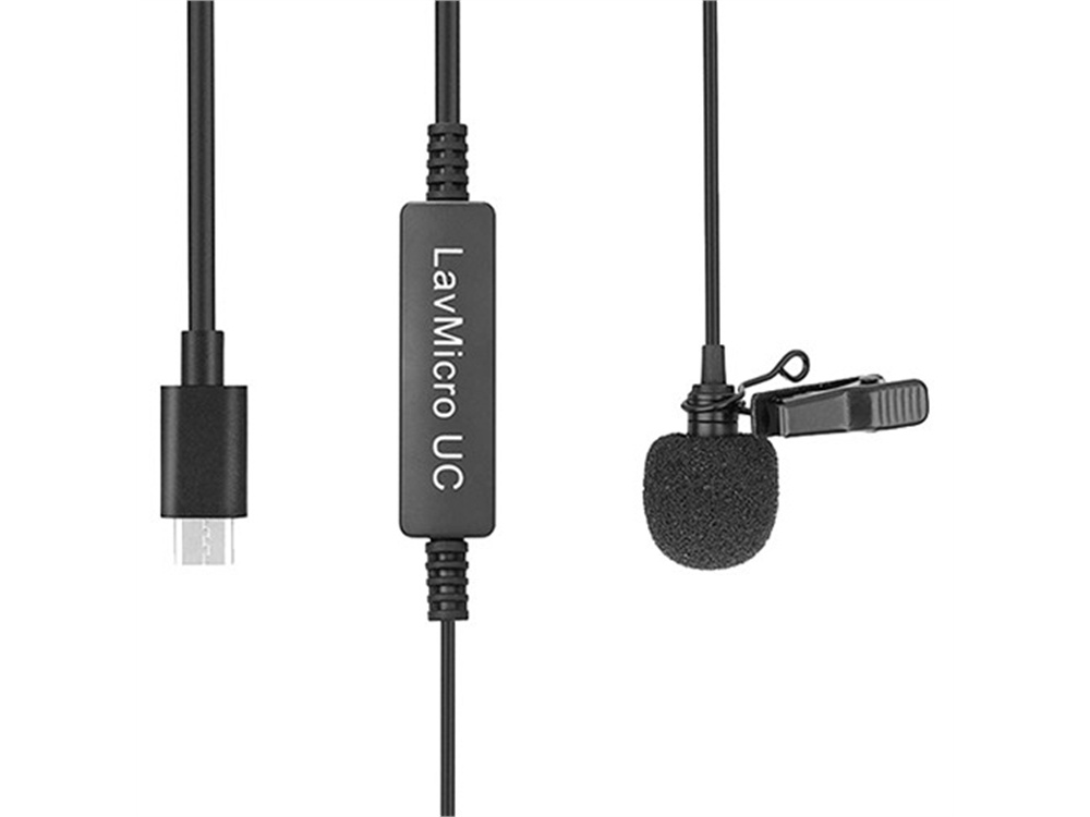 Saramonic LavMicro-UC Omnidirectional Lavalier Microphone for USB Type-C Devices
