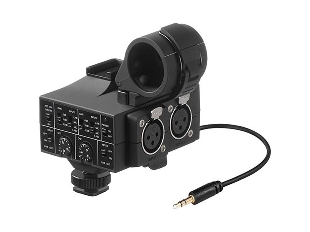 Saramonic Mix-Adapter 2-Channel XLR On-Camera Audio Adapter and Mixer