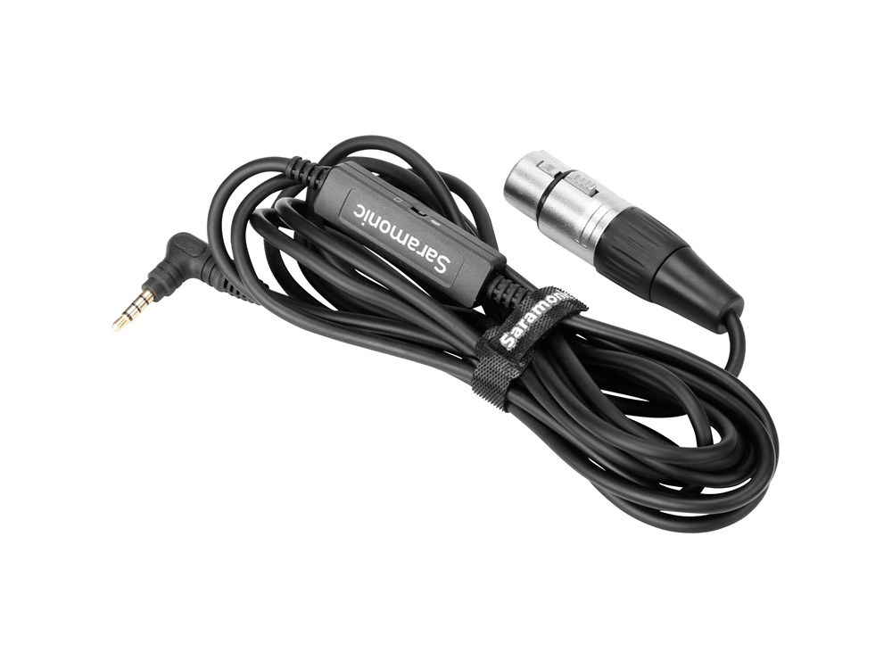 Saramonic SR-XLR35 XLR Female to 3.5mm TRRS 3m Microphone Cable for Smartphones