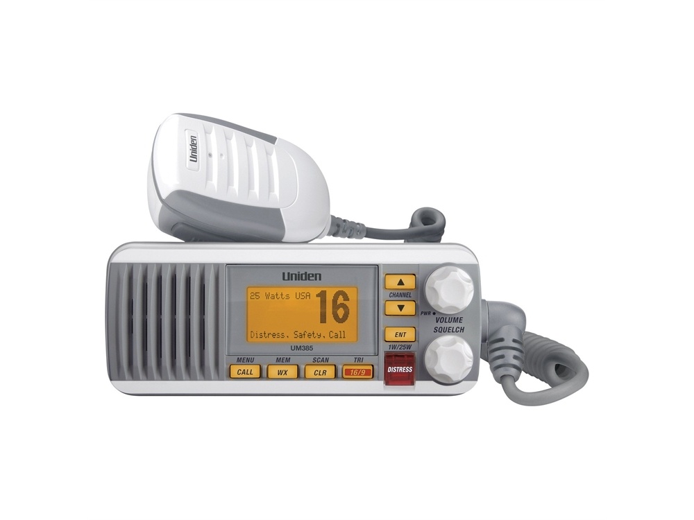 Uniden UM385 Waterproof DSC Marine Radio (White)