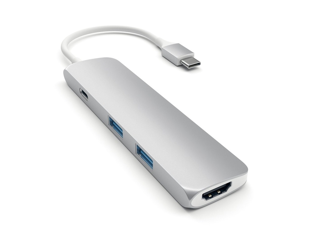 Hyper HyperDrive 4-in-1 USB-C Hub with 4K HDMI Output (Silver)