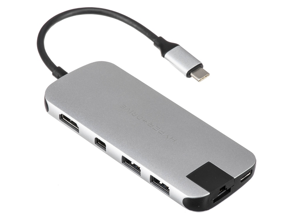 Hyper HyperDrive SLIM USB-C Hub (Silver)