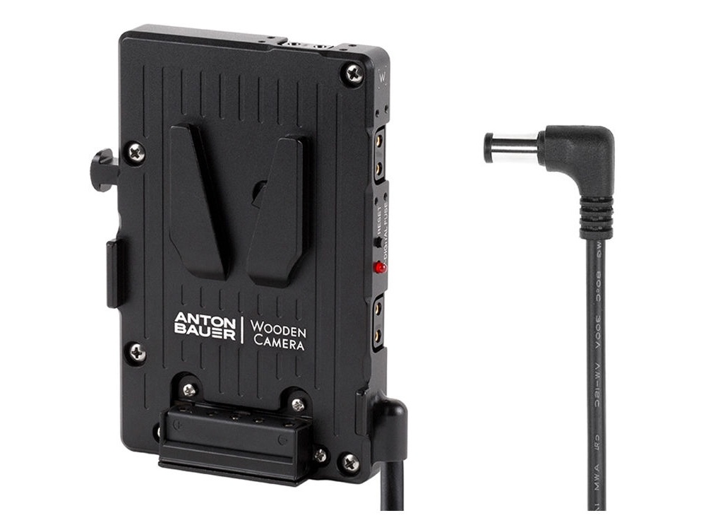 Wooden Camera Pro V-Mount Battery Plate for Sony FS7, FS5, Panasonic EVA1 Cameras