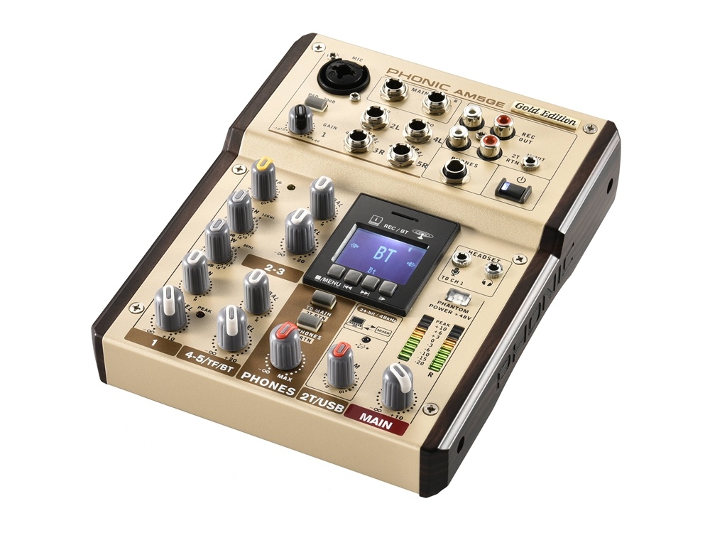 Phonic AM5GE - AM Gold Edition Compact Mixer