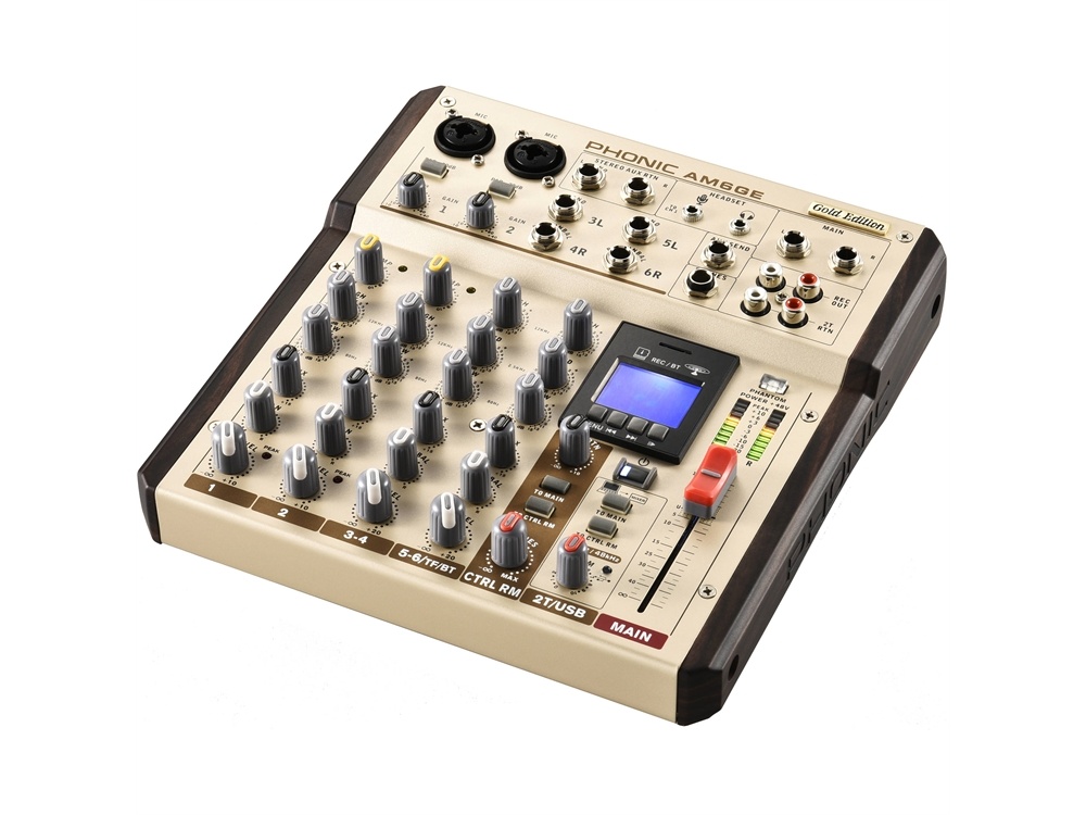 Phonic AM6GE - AM Gold Edition Compact Mixer