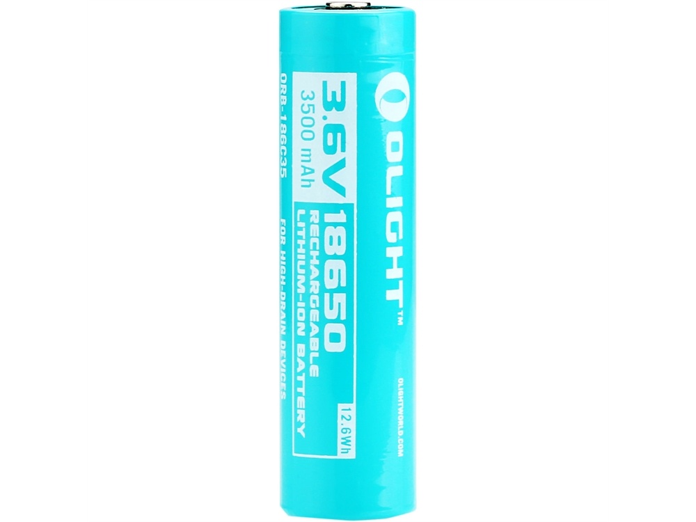 Olight Customized 18650 Rechargeable Lithium-Ion Battery (3.6V, 3500mAh)