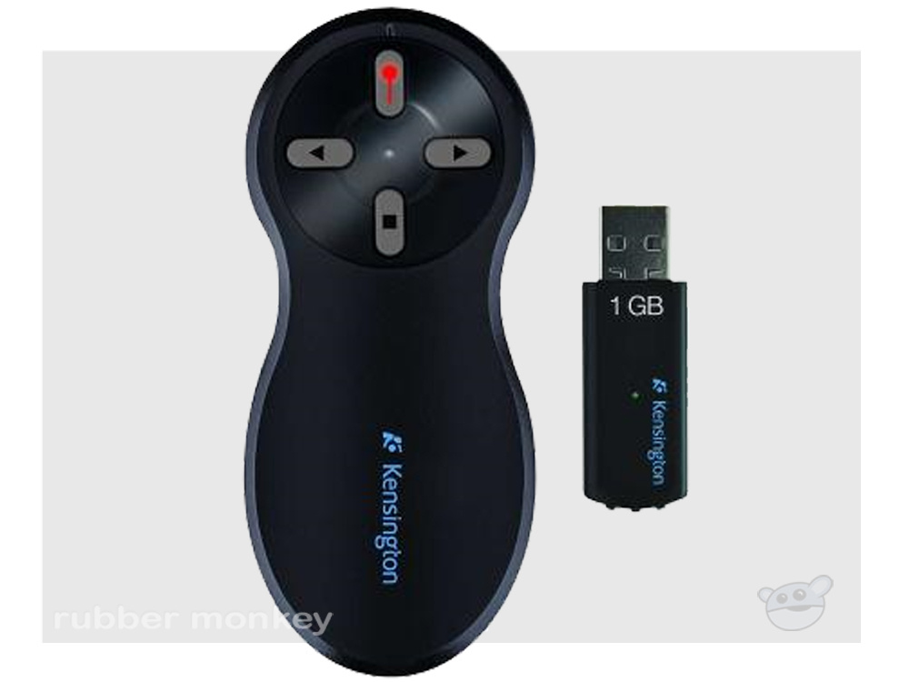 Kensington Wireless Presenter with Red Laser and Memory