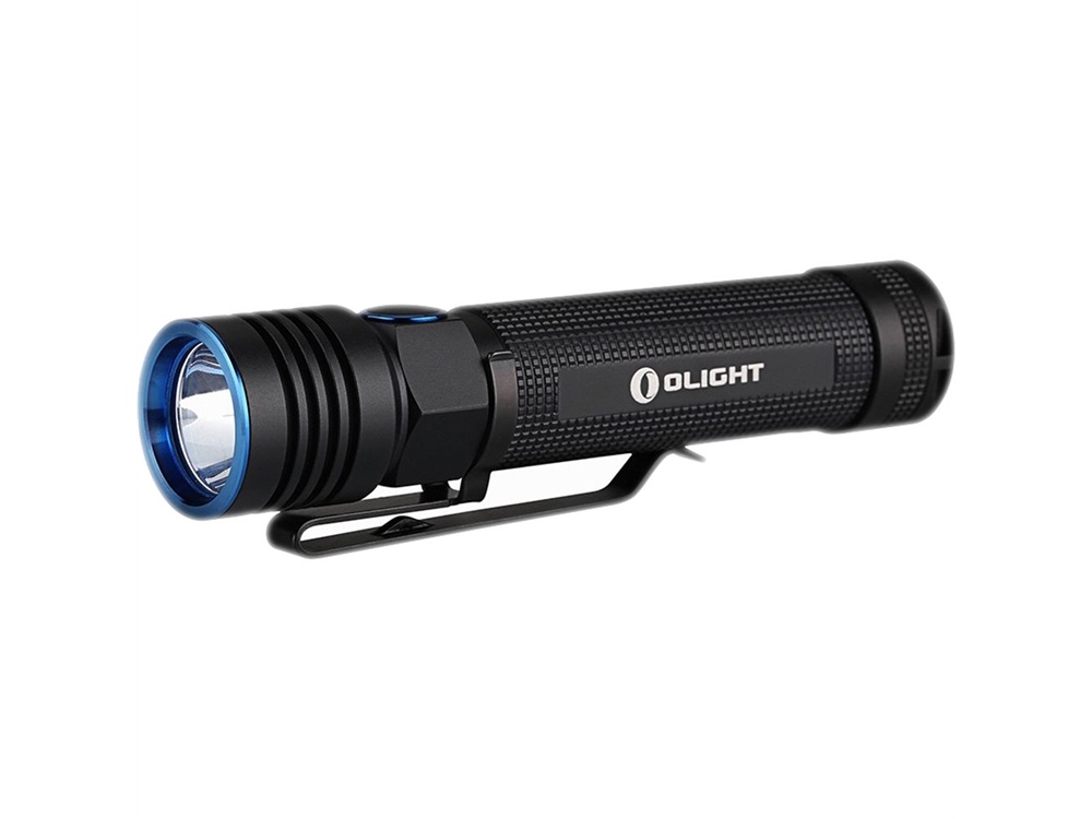 Olight S30R III Baton Rechargeable LED Flashlight (Black, 3500mAh Battery)