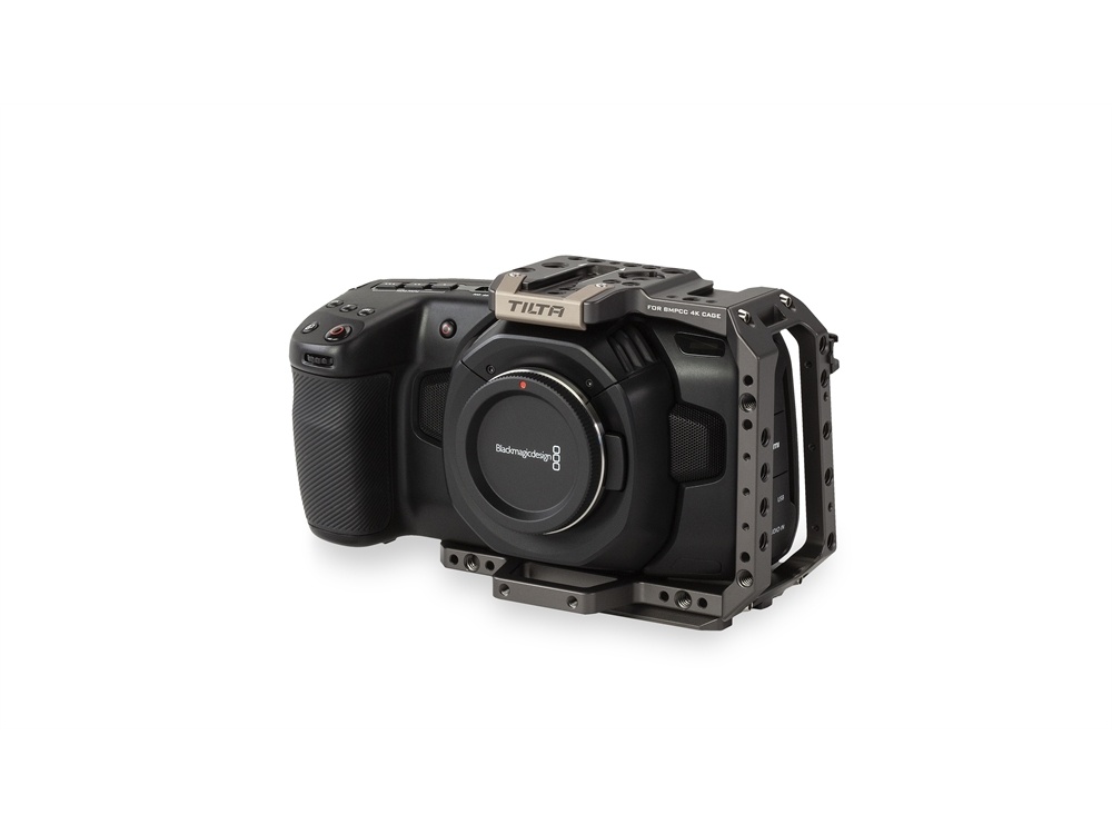 Tilta Half Camera Cage for Blackmagic Design Pocket Cinema Camera 4K/6K (Tilta Grey)