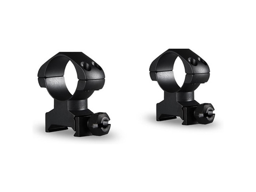 Hawke Sport Optics 2-Piece Precision Steel Weaver Ring Mounts (25.4mm, High, Matte Black)