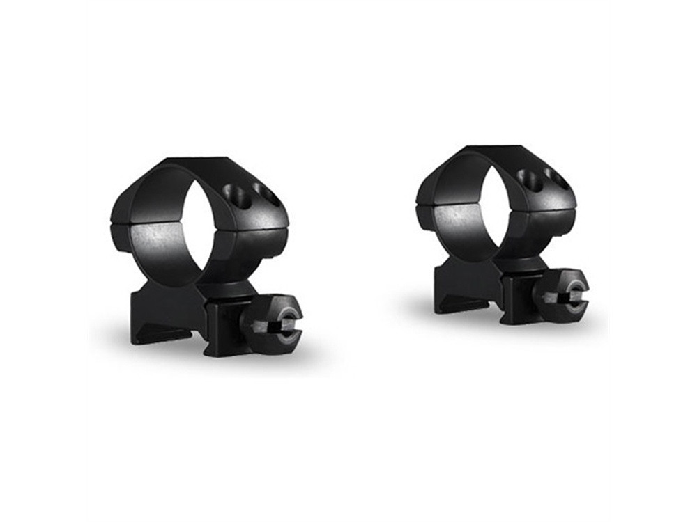 Hawke Sport Optics 2-Piece Precision Steel Weaver Ring Mounts (25.4mm, Medium, Matte Black)