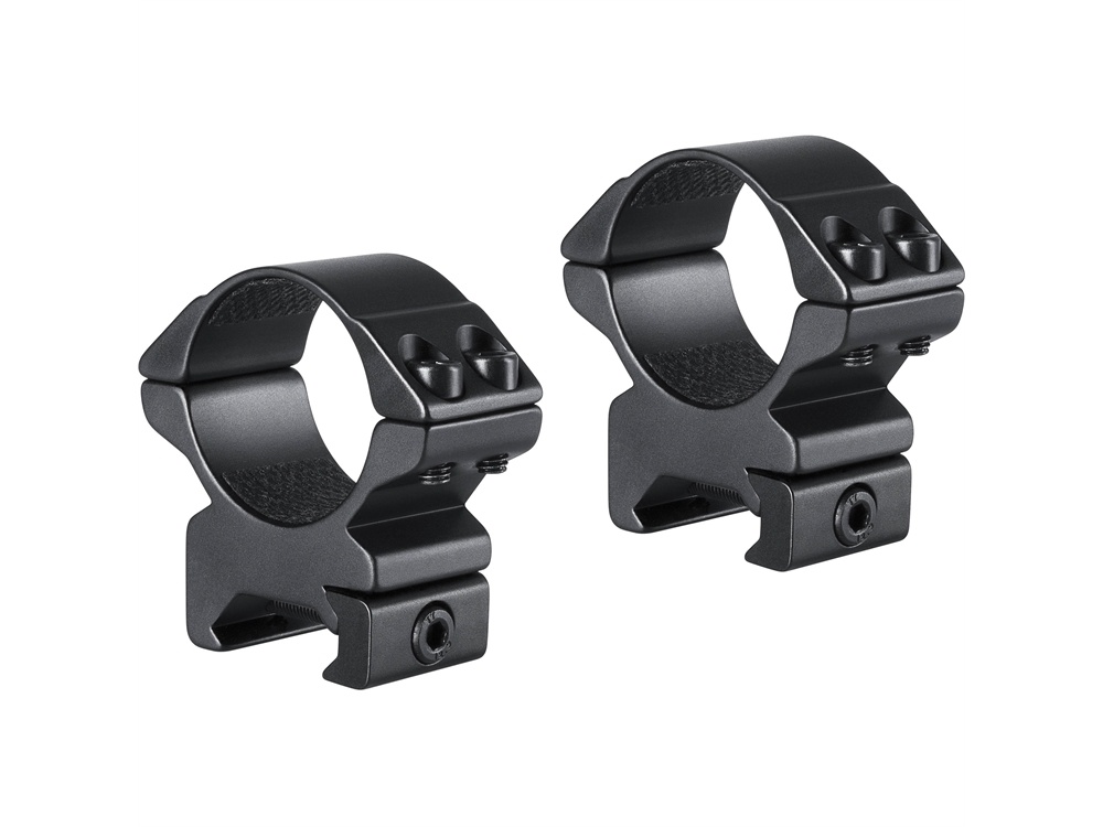 Hawke Sport Optics 2-Piece Match Mount for Weaver Rails (30mm, Medium, Matte Black)