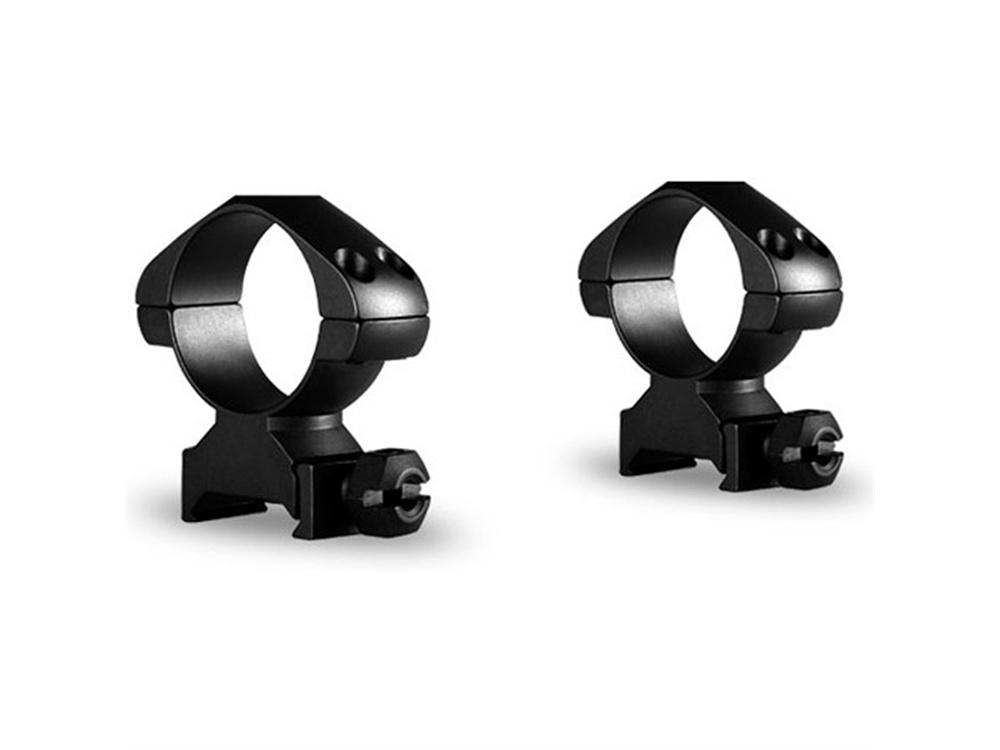 Hawke Sport Optics 2-Piece Precision Steel Weaver Ring Mounts (30mm, High, Matte Black)
