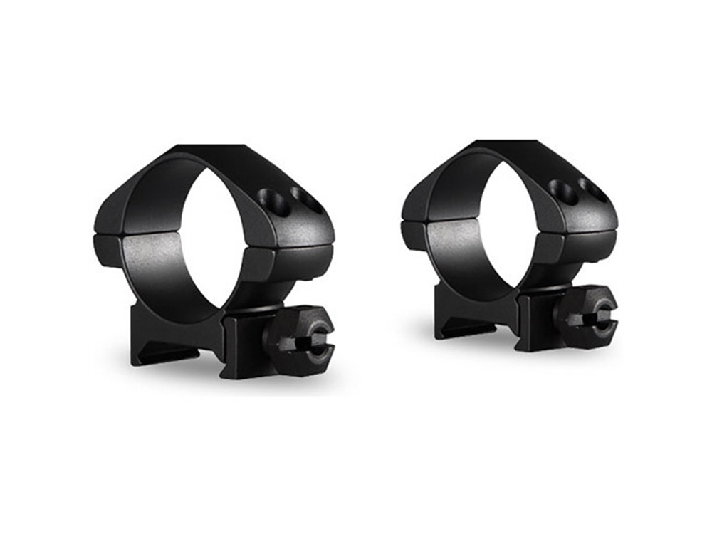 Hawke Sport Optics 2-Piece Precision Steel Weaver Ring Mounts (30mm, Low, Matte Black)