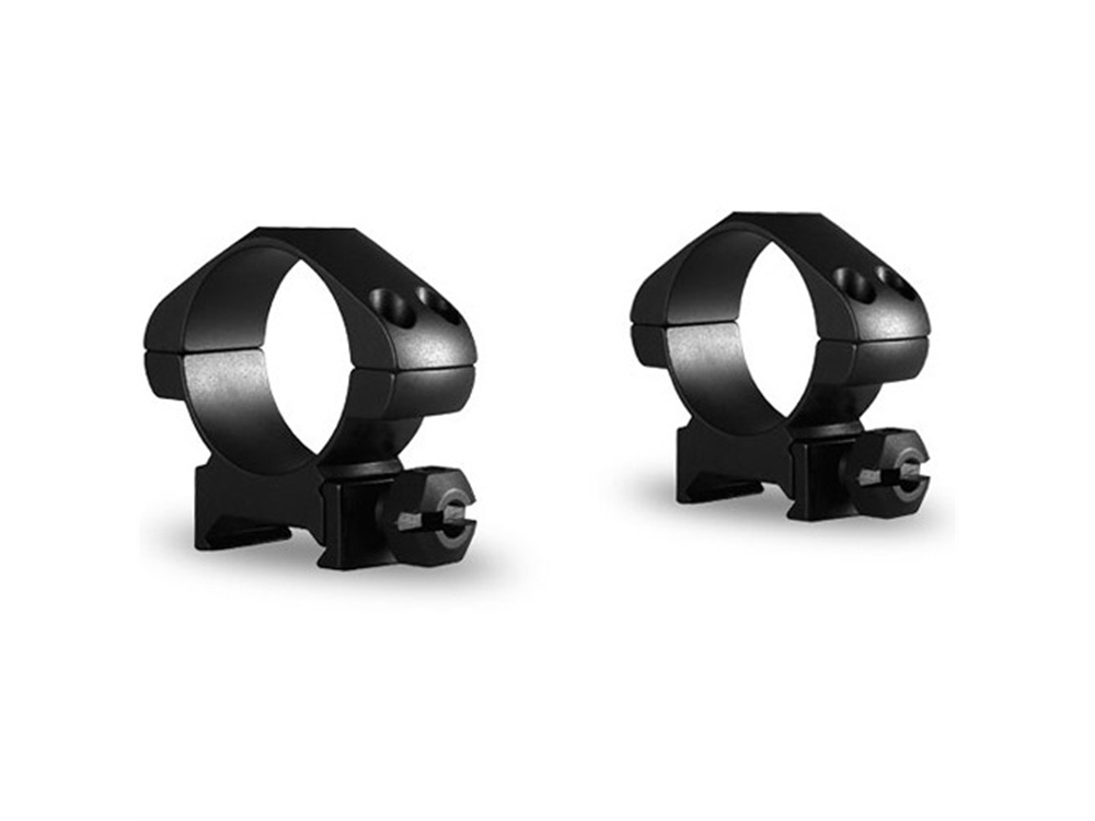 Hawke Sport Optics 2-Piece Precision Steel Weaver Ring Mounts (30mm, Medium, Matte Black)